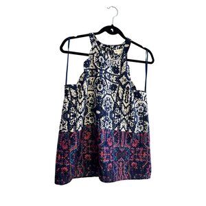 Monteau Sleeveless Printed Tank Top Size XS